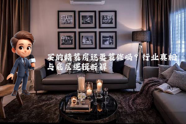 买的精装房还要装修吗?行业真相与底层逻辑拆解