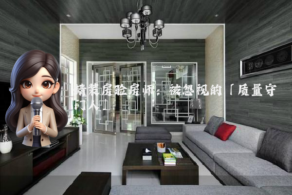 精装房验房师：被忽视的「质量守门人」