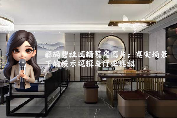 解码碧桂园精装房图片：真实场景下的技术逻辑与行业真相