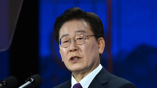 2026 年 7 月 19 日，韩国釜山国际会展中心，韩国总统李在明在联合国教科文组织世界遗产委员会第 48 届会议开幕式上发表讲话。